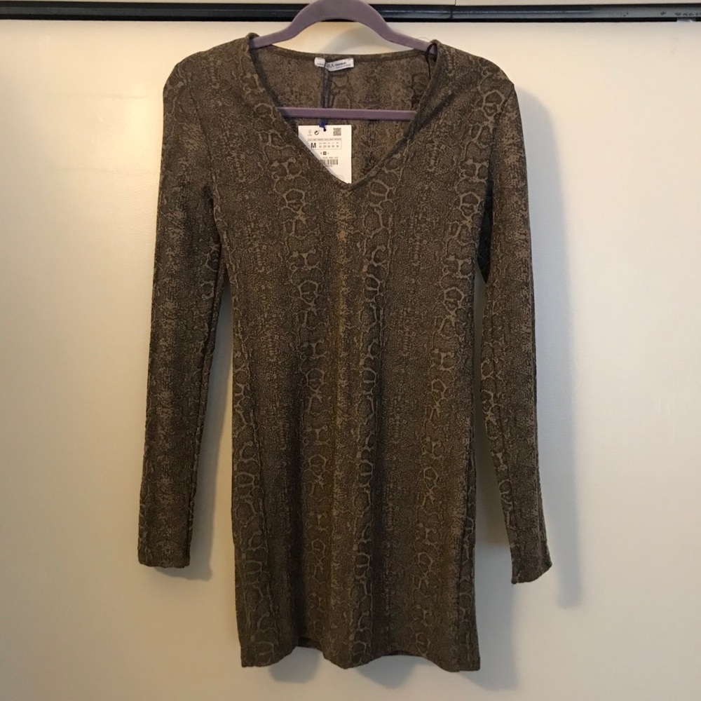 Zara Animal Print dress